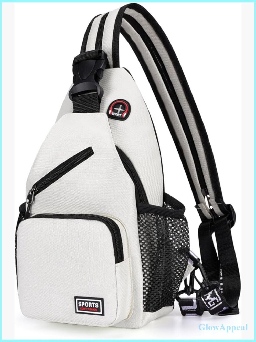 3-in-1 Convertible Sling Bag Crossbody Backpack Chest Bag Oxford Water